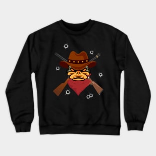 Cowboy Duck - Angry guns Crewneck Sweatshirt